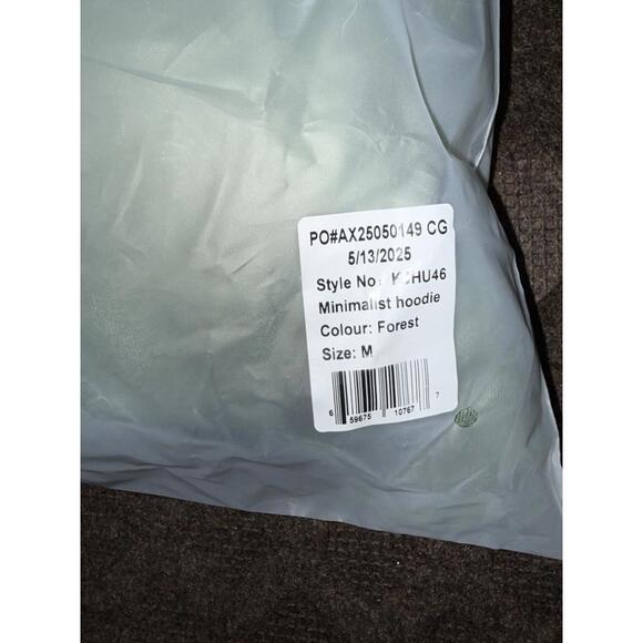 COMFRT SET Forest Green Minimalist Hoodie Sweatshirt Sz M Sweatpants Sz S NEW! - Picture 3 of 5